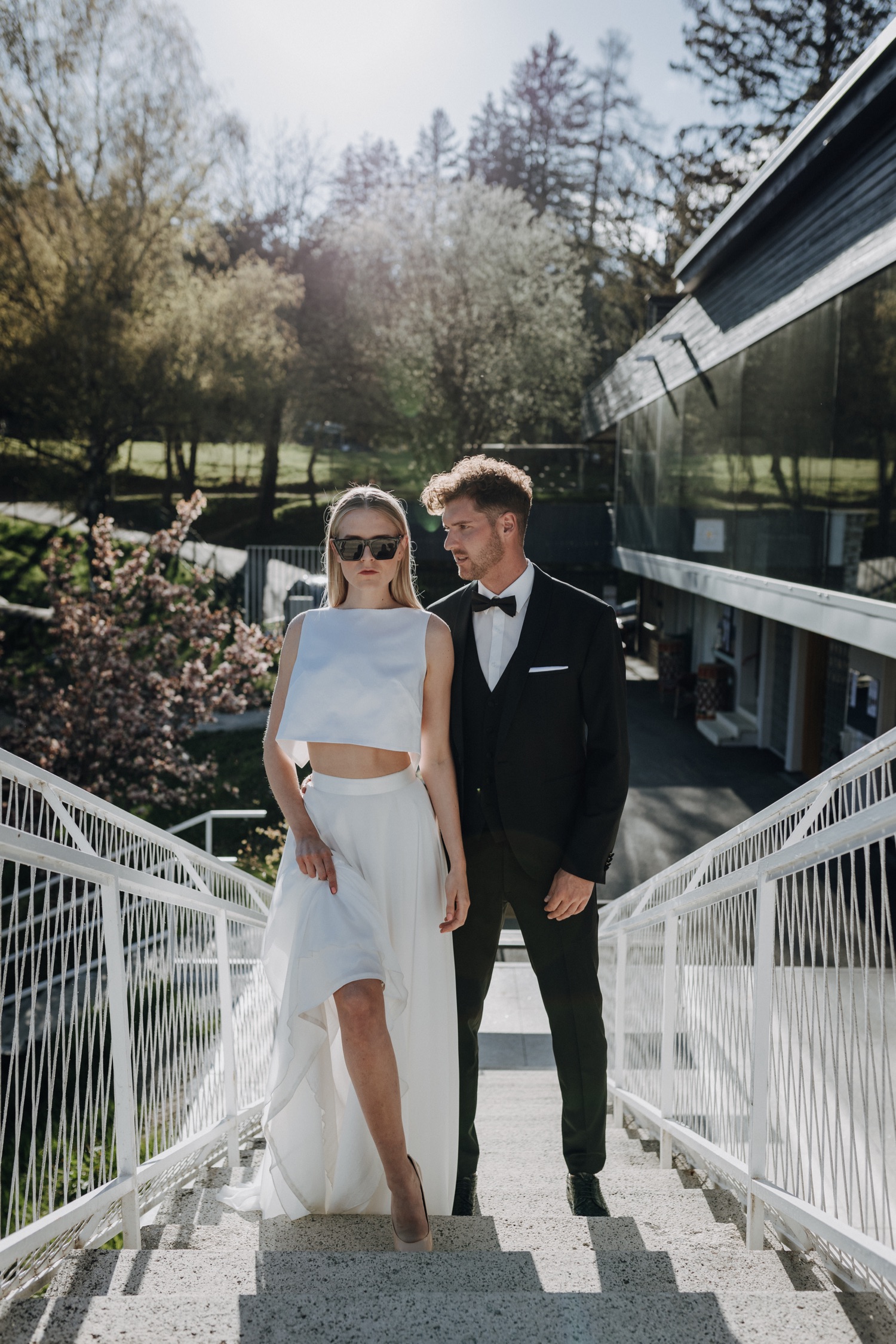 Hochzeit am Lanser See, Brautpaar, Shooting, Vogue