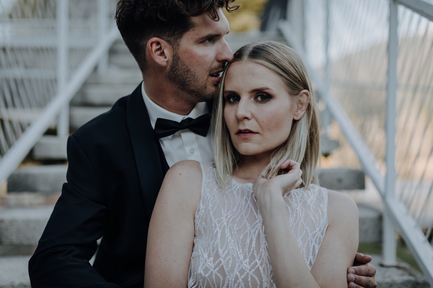 Hochzeit am Lanser See, Brautpaar, Shooting, Vogue