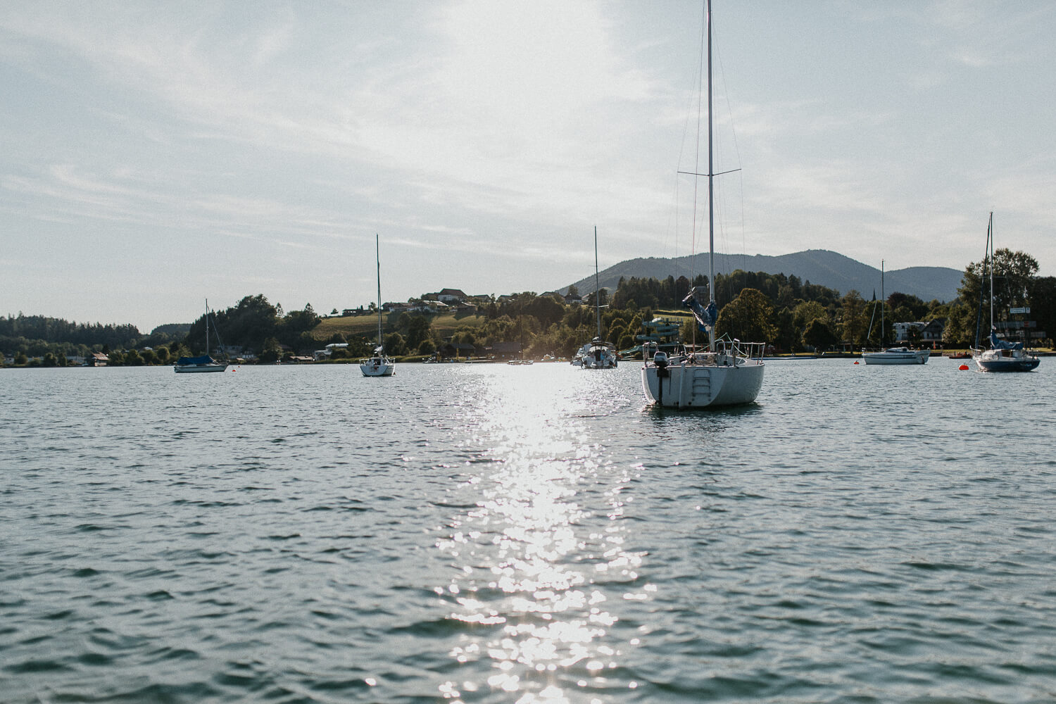 Verlobungsshooting, Engagement, Mondsee, Salzburg, Sonnenuntergang