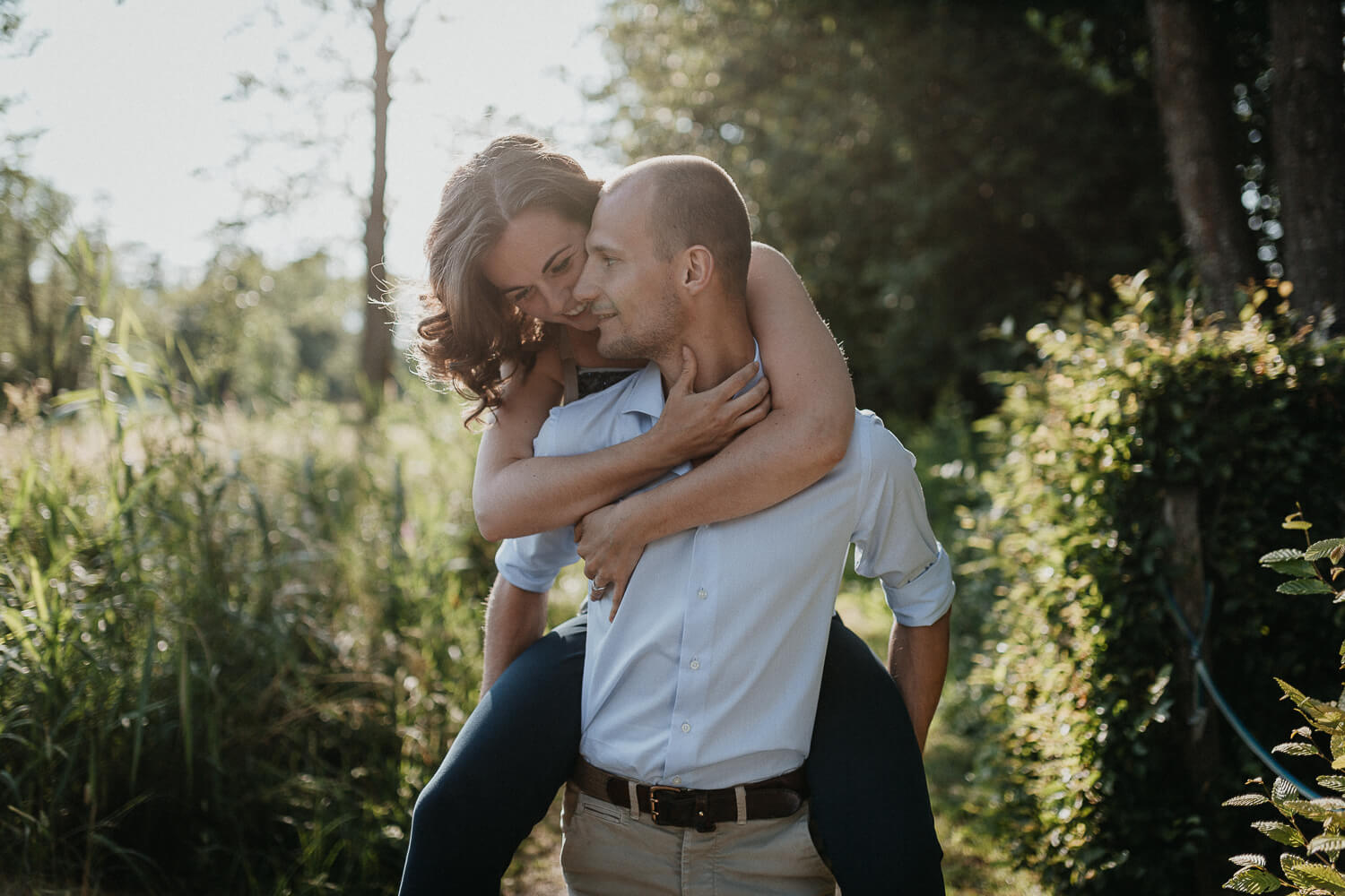 Verlobungsshooting, Engagement, Mondsee, Salzburg, Sonnenuntergang