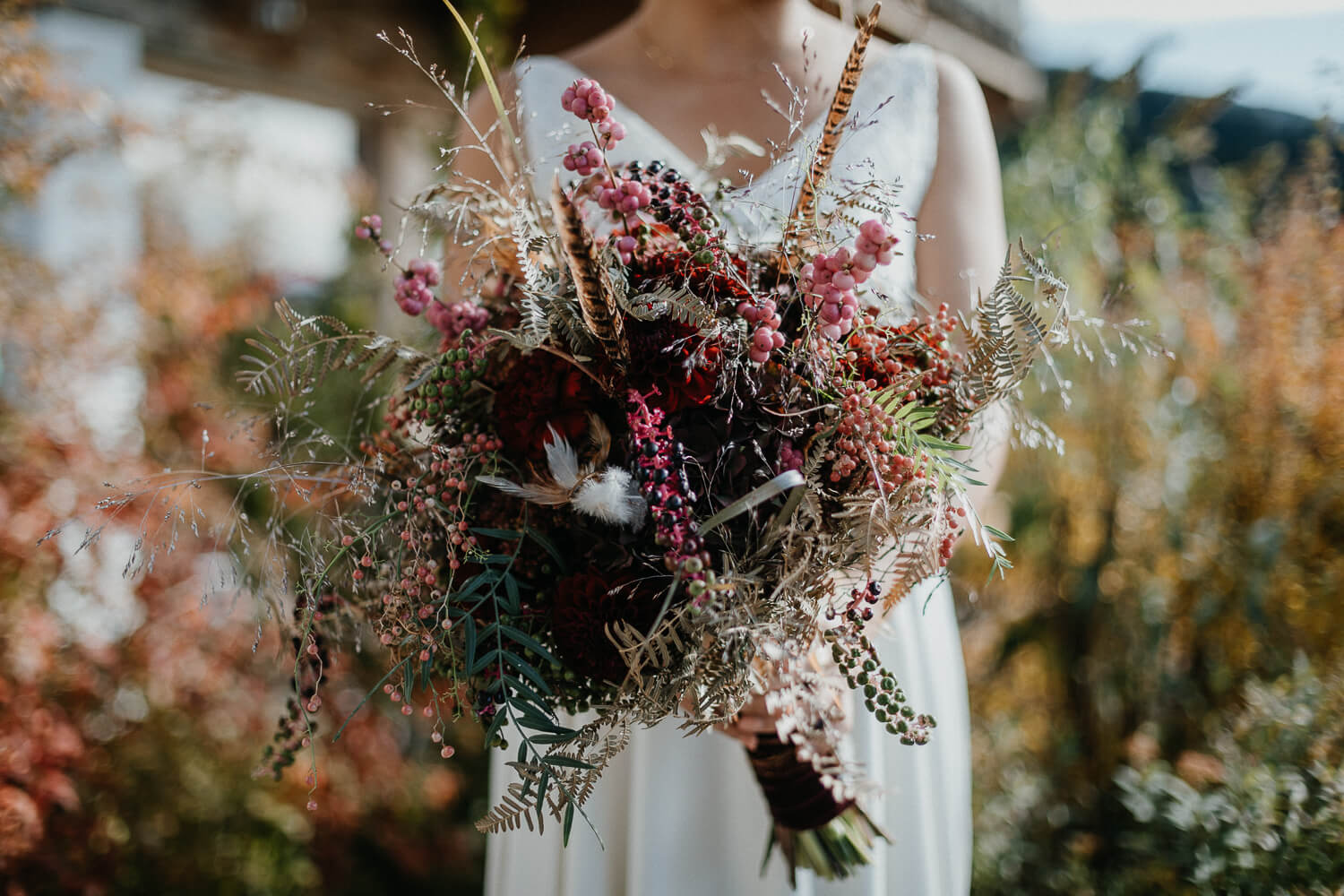 Getting Ready, Braut, Details, Blumen