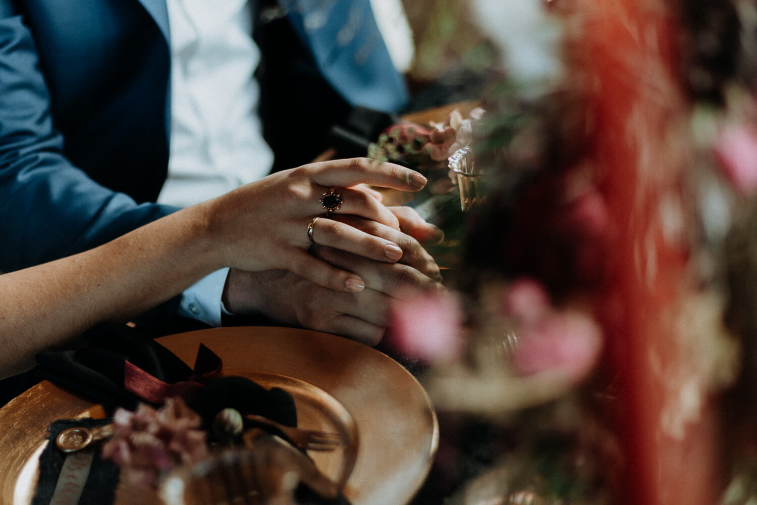 Abendessen, Romantik, Details, Ring