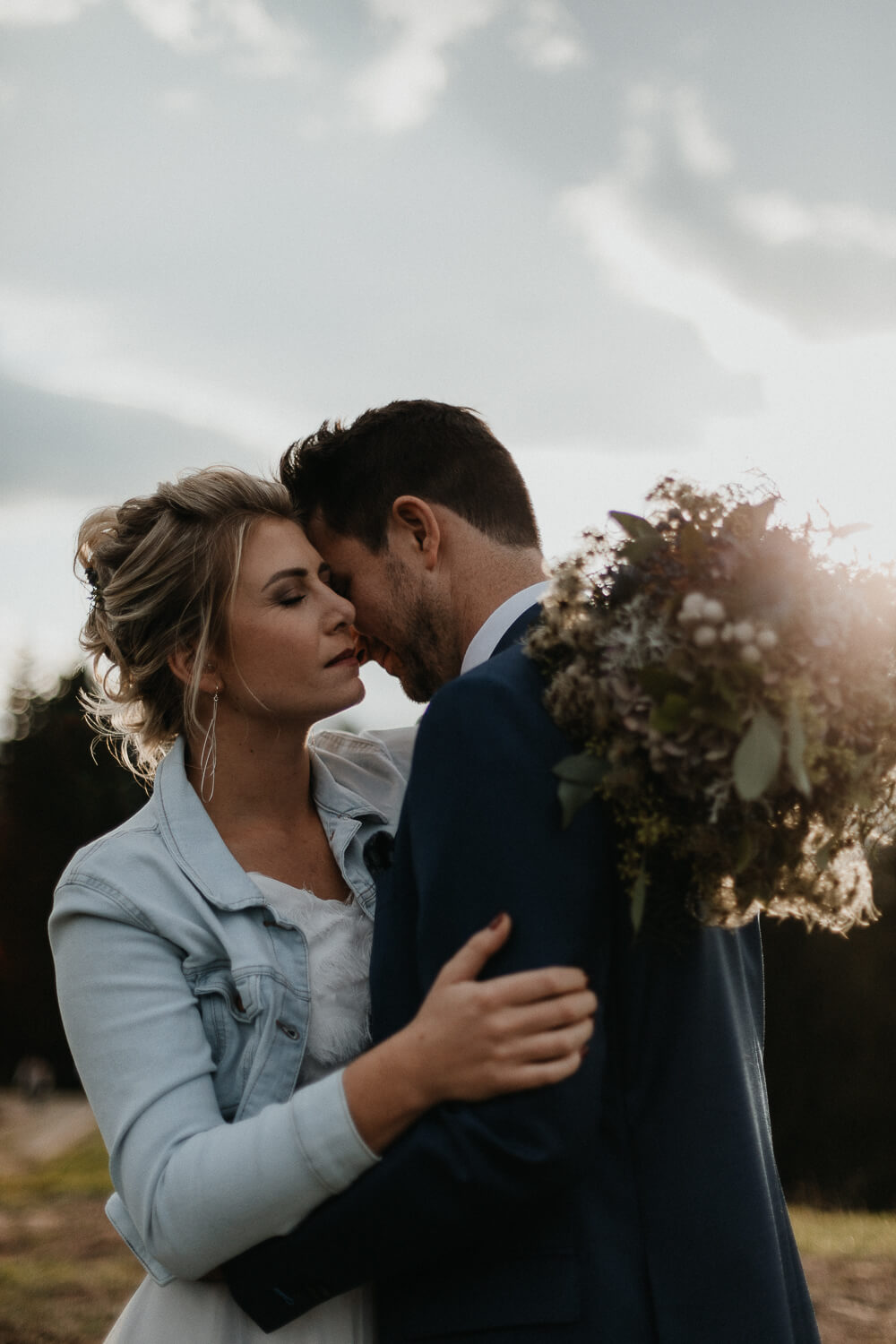 After Wedding Shooting in Kitzbühel, Brautpaar, Shooting, Wilder Kaiser, Sonnenuntergang