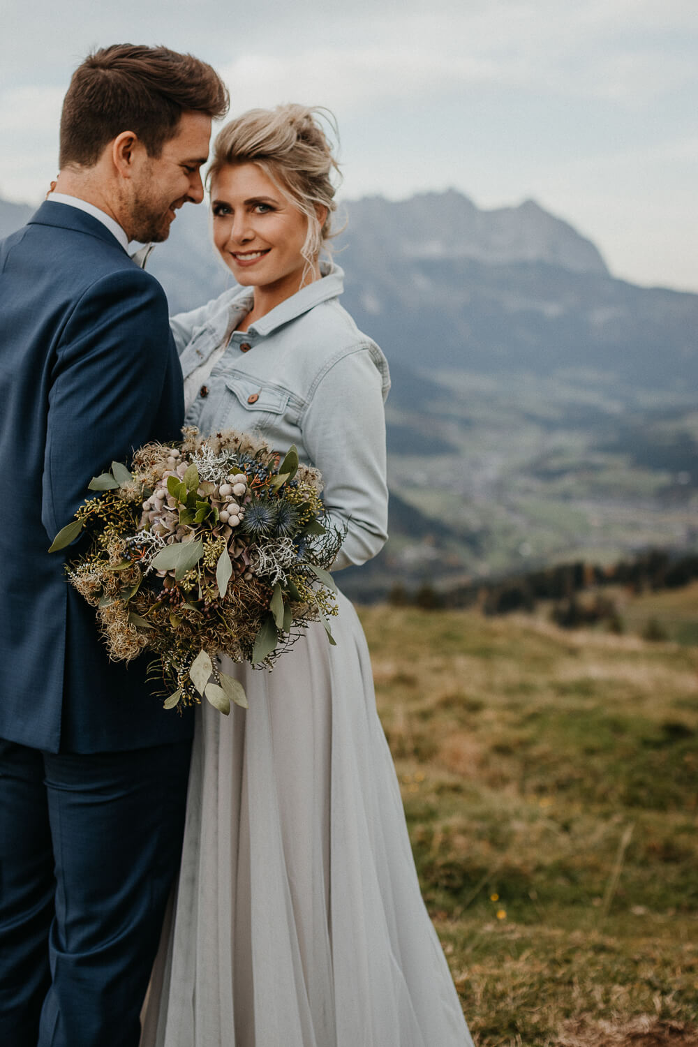 After Wedding Shooting in Kitzbühel, Brautpaar, Shooting, Wilder Kaiser