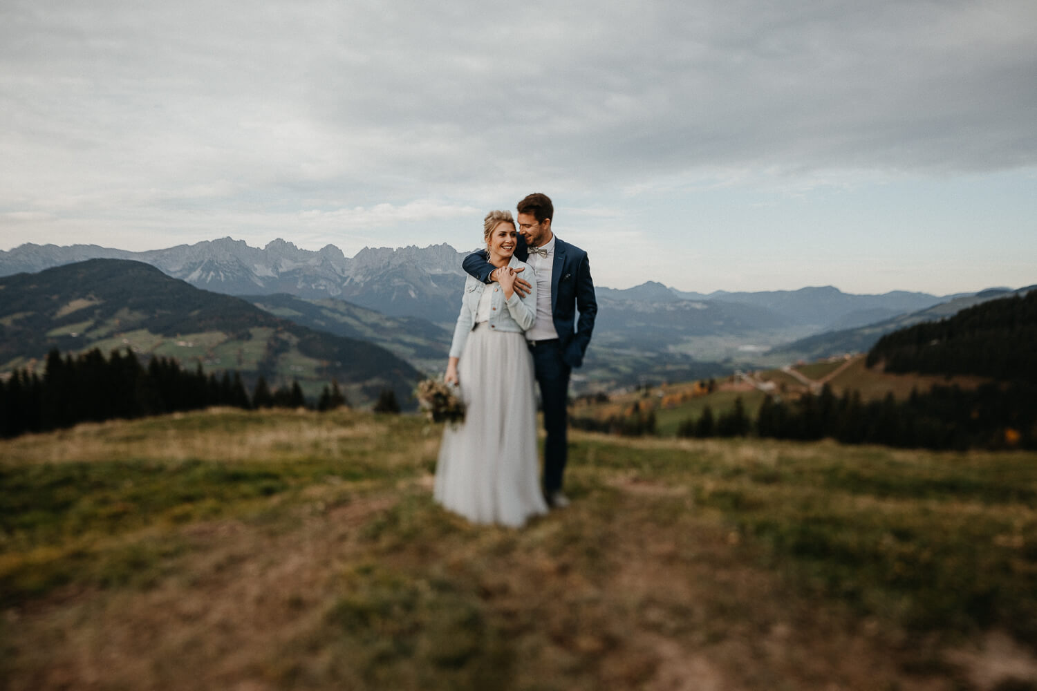 After Wedding Shooting in Kitzbühel, Brautpaar, Shooting, Wilder Kaiser