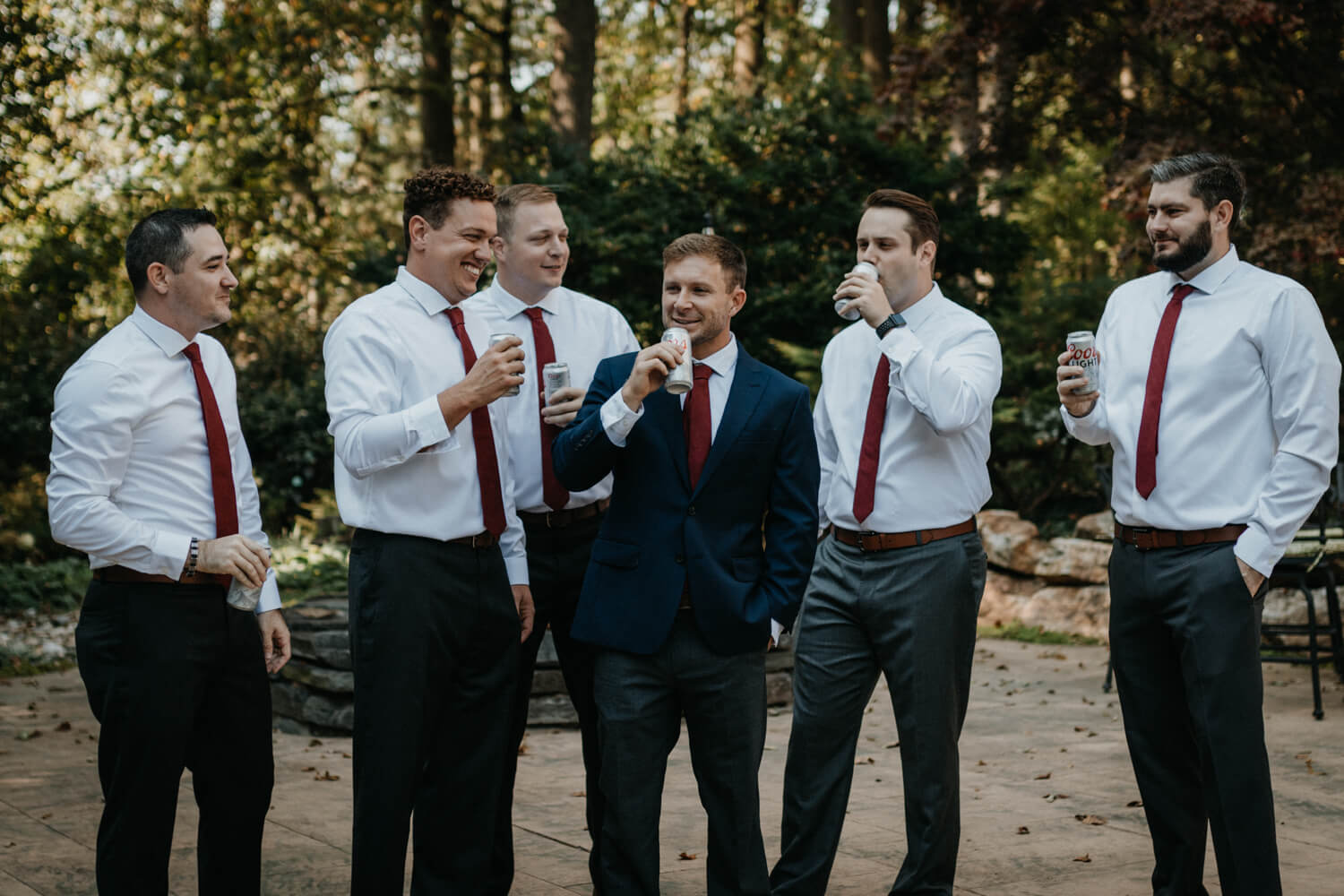 Getting Ready, Bräutigam, Groomsmen