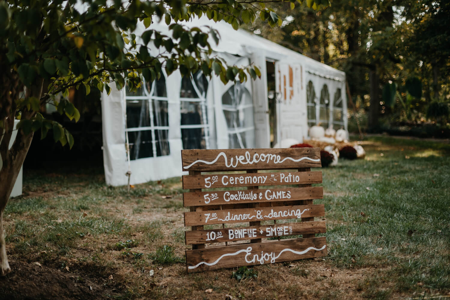 Gartenhochzeit, Hochzeit USA, Setting, Details, Dekoration