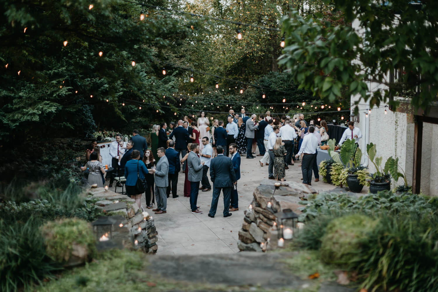 Hochzeit USA, Get together, Garten