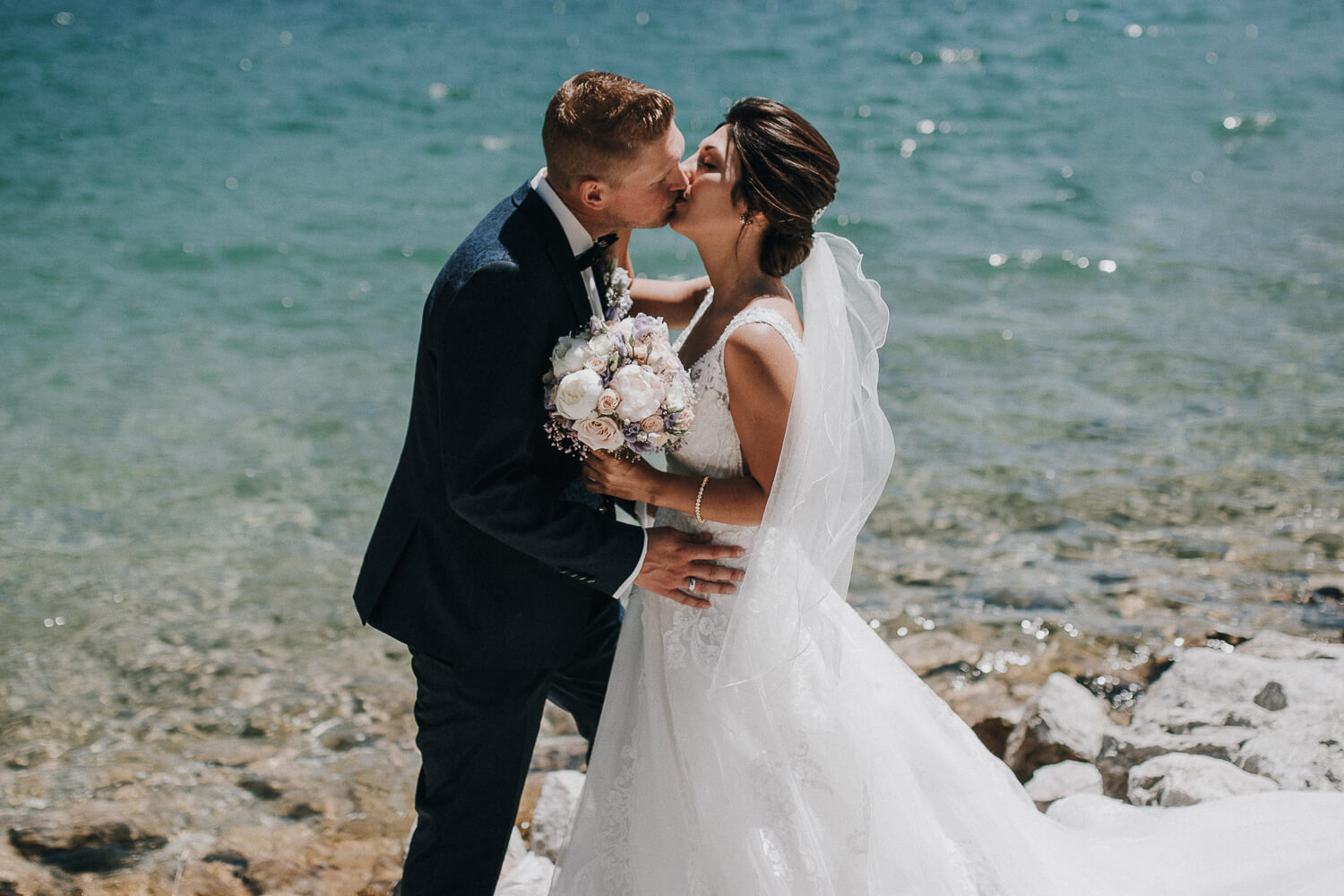 Hochzeit am Achensee, Brautpaar, Shooting