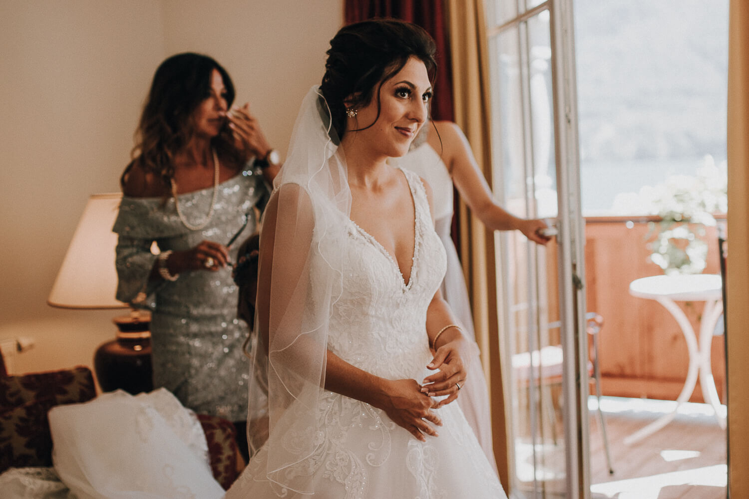 Hochzeit am Achensee, Getting Ready, Braut