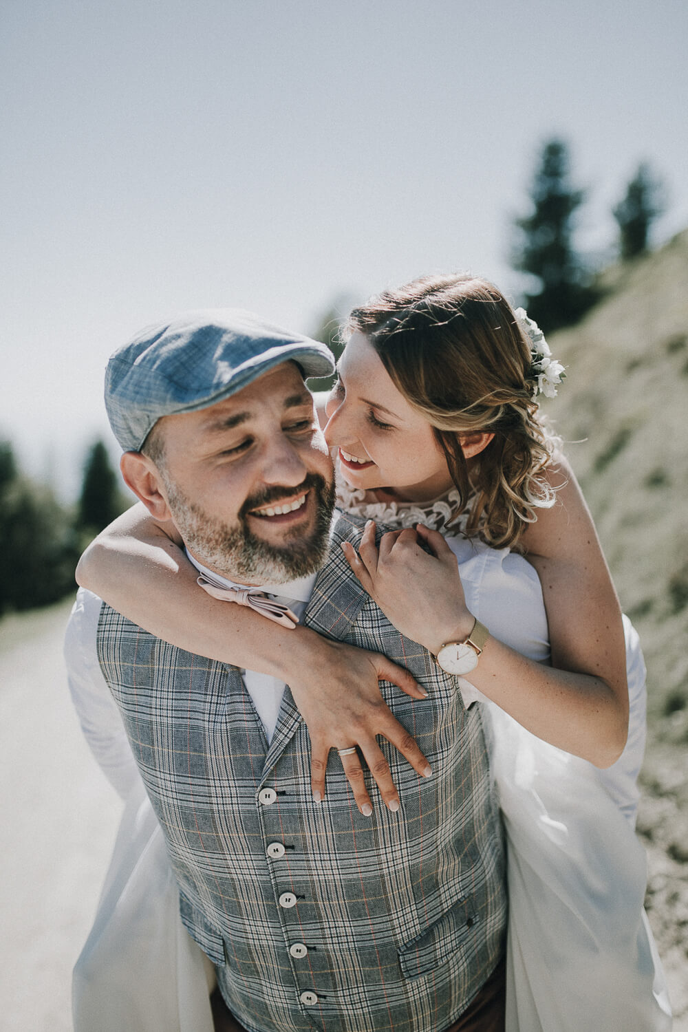  After Wedding Shooting in den Dolomiten, Vintage, Brautpaar, Shooting