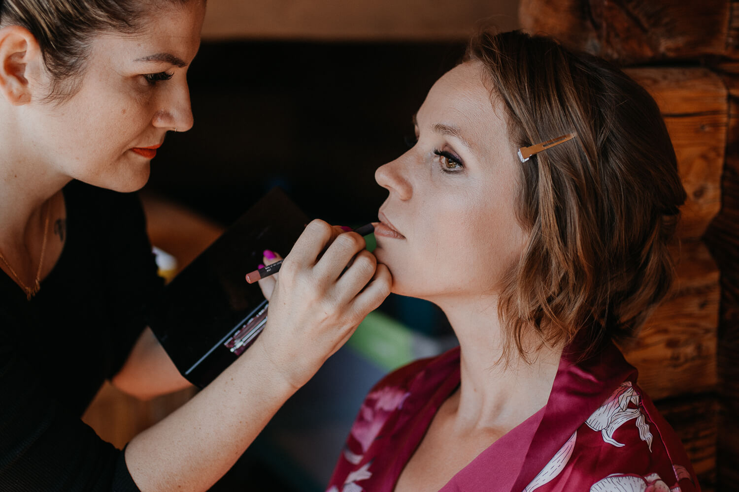 Rösslalm im Zillertal, Braut, Getting Ready, Make up