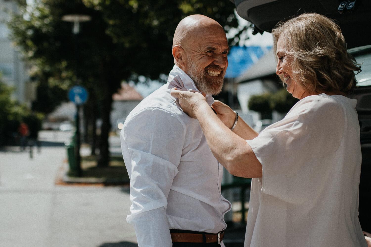 Sarah und Lukas, Hochzeit, freie Trauung, Glaserhof Gnadenwald, First Look