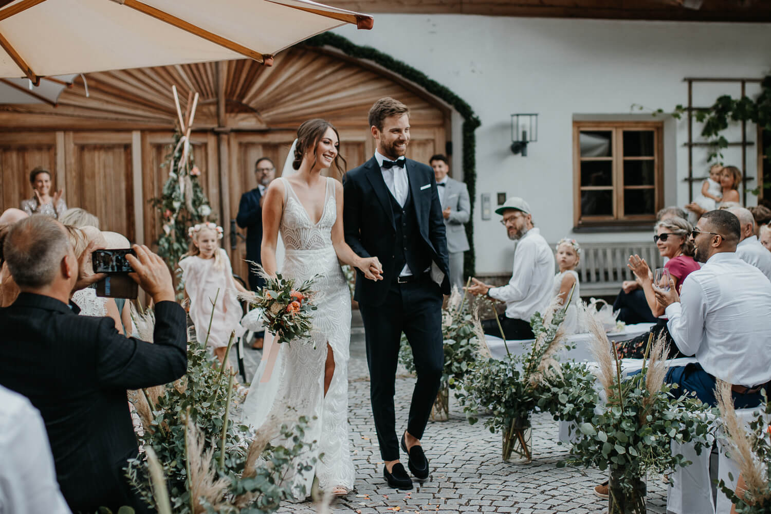 Sarah und Lukas, Hochzeit, freie Trauung, Glaserhof Gnadenwald