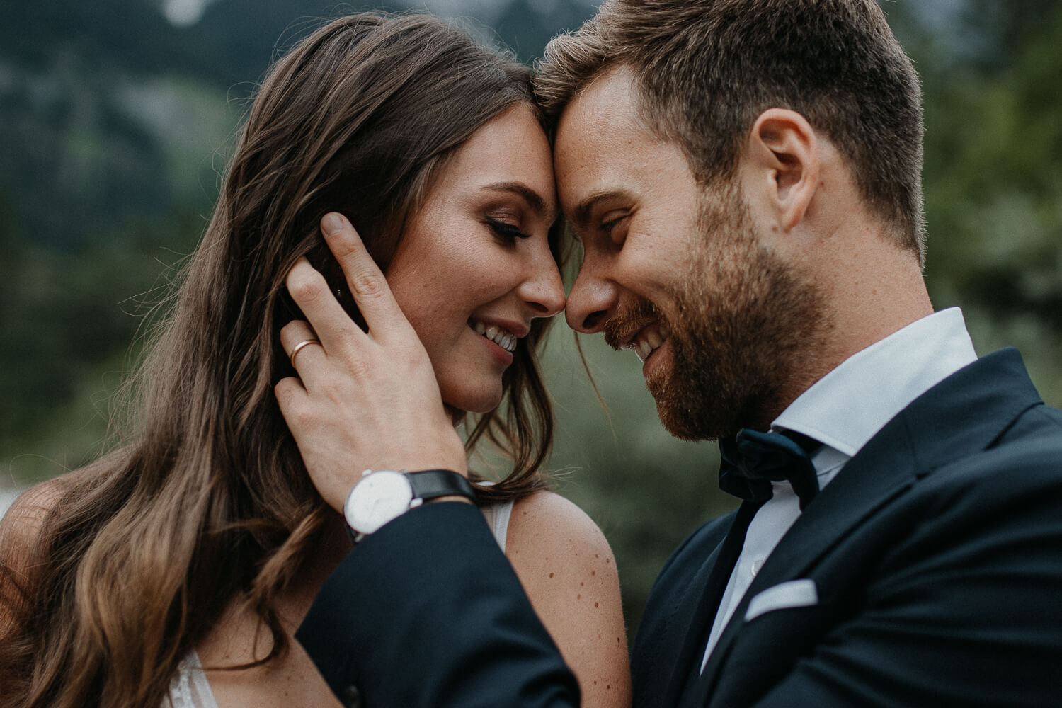 Sarah und Lukas, Hochzeit, freie Trauung, Glaserhof Gnadenwald, Brautpaar, Shooting