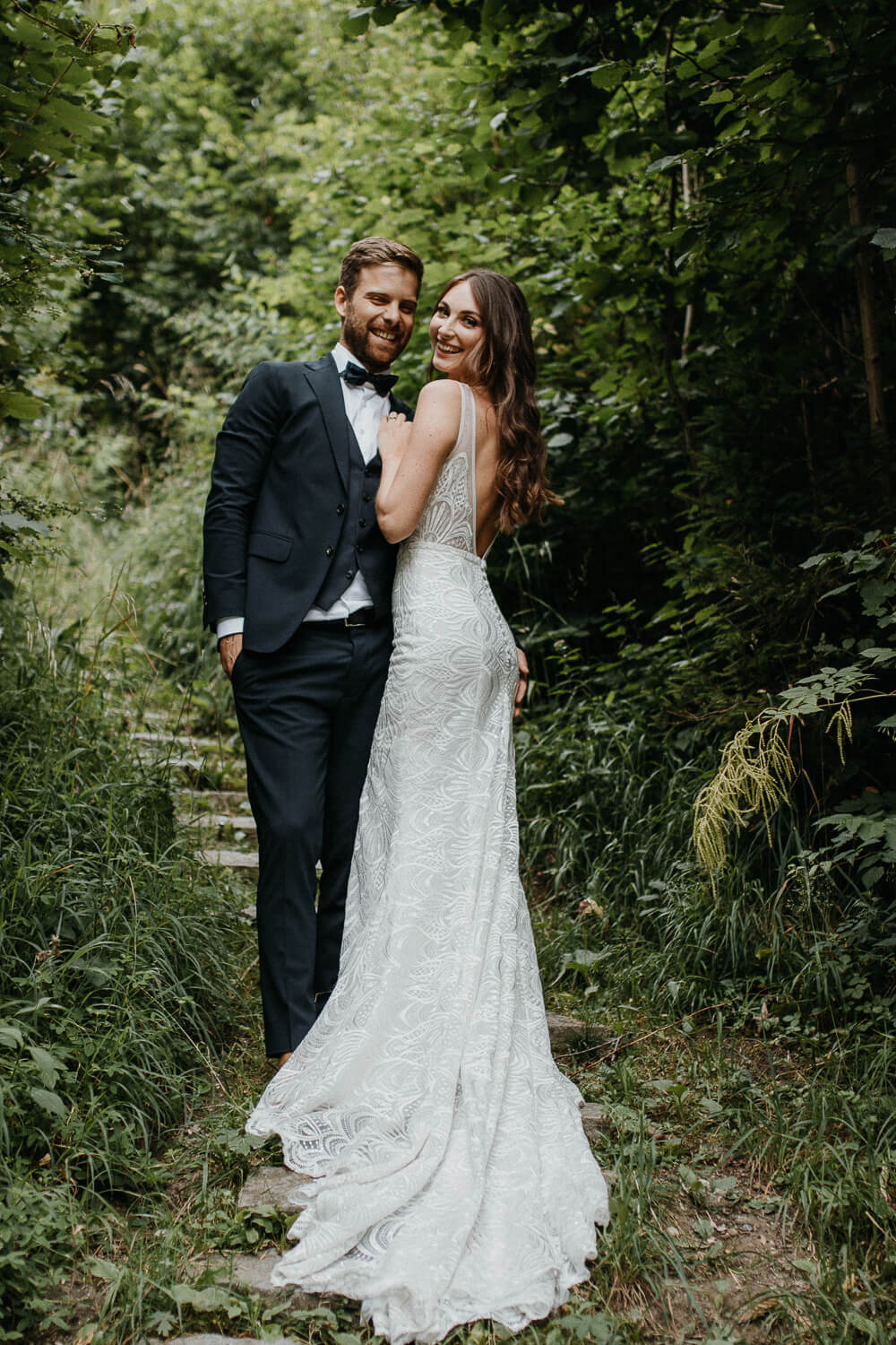 Sarah und Lukas, Hochzeit, freie Trauung, Glaserhof Gnadenwald, Brautpaar, Shooting