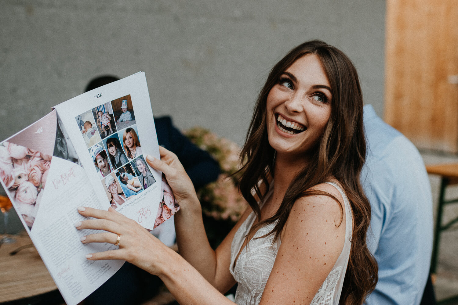 Sarah und Lukas, Hochzeit, freie Trauung, Glaserhof Gnadenwald, Braut, Emotionen